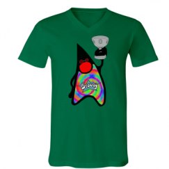 Unisex V-Neck Jersey Tee