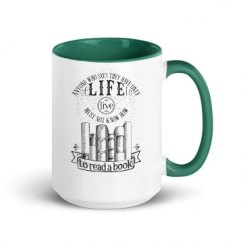15oz Ceramic Mug with Color Inside