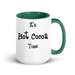 15oz Ceramic Mug with Color Inside