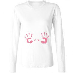 Ladies Relaxed Fit Basic Long Sleeve Tee