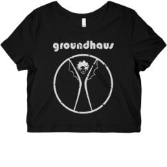 Ladies Slim Fit Crop Top Tee