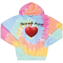 Unisex Tie-Dye Fleece Hoodie