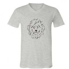 Unisex V-Neck Jersey Tee