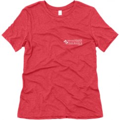 Ladies Relaxed Fit Super Soft Triblend Tee