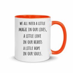 11oz Ceramic Mug with Color Inside