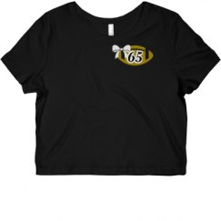 Ladies Slim Fit Crop Top Tee