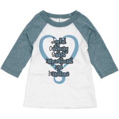 Toddler 3/4 Sleeve Raglan Tee