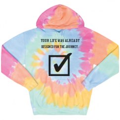 Unisex Tie-Dye Fleece Hoodie