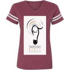 Ladies Relaxed Fit Vintage Sports Tee