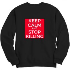 Unisex Film and Foil Crewneck Sweatshirt