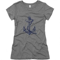 Ladies Slim Fit Super Soft Triblend Tee