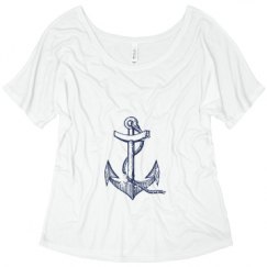 Ladies Flowy Slouchy Tee