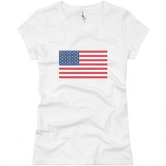 Ladies Slim Fit Basic Promo Jersey Tee