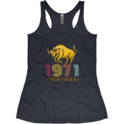 Ladies Slim Fit Super Soft Racerback Triblend Tank