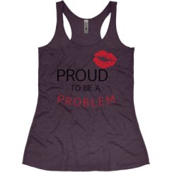 Ladies Slim Fit Super Soft Racerback Triblend Tank