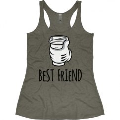 Ladies Slim Fit Super Soft Racerback Triblend Tank
