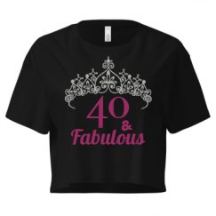 Ladies Festival Cali Crop Top Tee