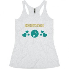 Ladies Slim Fit Super Soft Racerback Triblend Tank