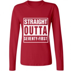 Ladies Relaxed Fit Basic Long Sleeve Tee