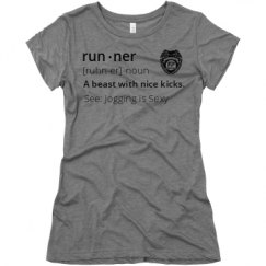 Ladies Slim Fit Super Soft Triblend Tee