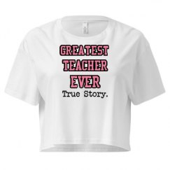 Ladies Festival Cali Crop Top Tee