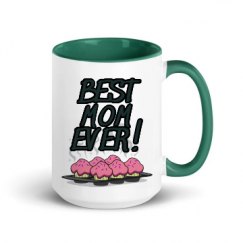 15oz Ceramic Mug with Color Inside