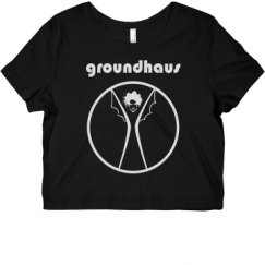 Ladies Slim Fit Crop Top Tee