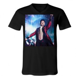 Unisex V-Neck Jersey Tee