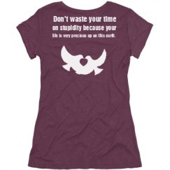 Ladies Slim Fit Super Soft Triblend Tee