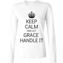 Ladies Relaxed Fit Basic Long Sleeve Tee