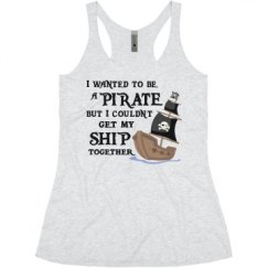 Ladies Slim Fit Super Soft Racerback Triblend Tank