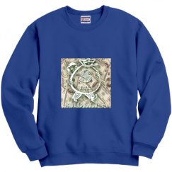 Unisex Film and Foil Crewneck Sweatshirt