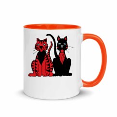 11oz Ceramic Mug with Color Inside