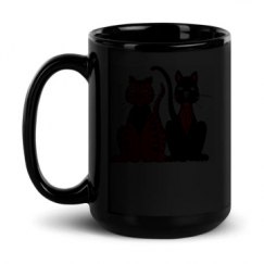 15oz Black Glossy Mug