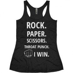 Ladies Slim Fit Super Soft Racerback Triblend Tank