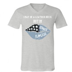 Unisex V-Neck Jersey Tee