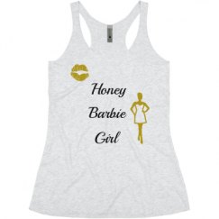 Ladies Slim Fit Super Soft Racerback Triblend Tank