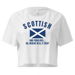 Ladies Festival Cali Crop Top Tee