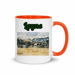 11oz Ceramic Mug with Color Inside