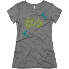 Ladies Slim Fit Super Soft Triblend Tee