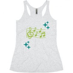 Ladies Slim Fit Super Soft Racerback Triblend Tank