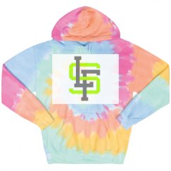 Unisex Tie-Dye Fleece Hoodie