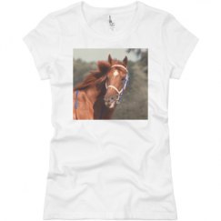 Ladies Slim Fit Basic Promo Jersey Tee