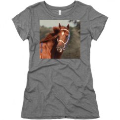 Ladies Slim Fit Super Soft Triblend Tee