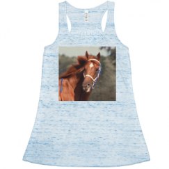 Ladies Flowy Racerback Tank