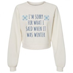 Women's Raglan Pullover Fleece