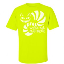 Unisex Ultra Cotton Safety Neon Crewneck Tee