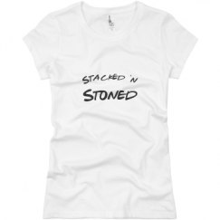 Ladies Slim Fit Basic Promo Jersey Tee