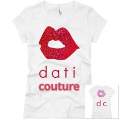 CW DATI RED GLITTER LIPS SIM FIT