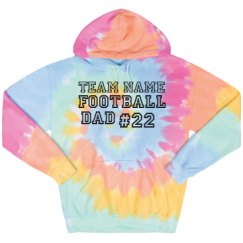 Unisex Tie-Dye Fleece Hoodie